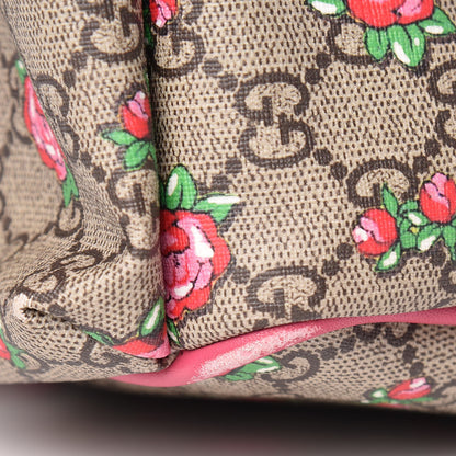 Gucci GG Supreme Monogram Rose Bud Diaper Bag Pink 12 of 14