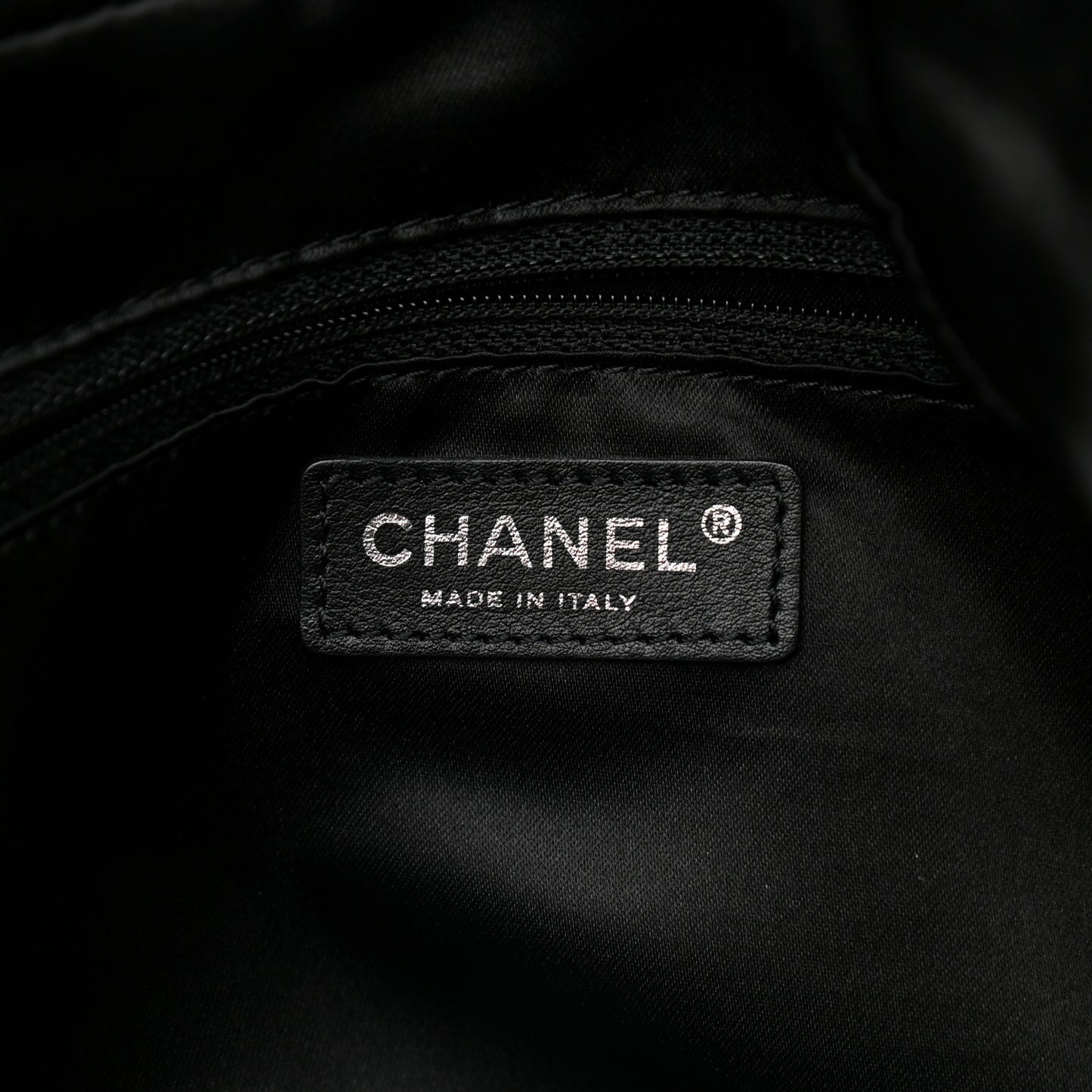 Lambskin Quilted Small Camera Case Black