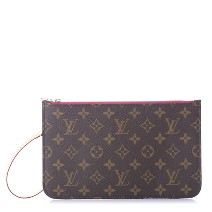 Louis Vuitton Monogram Neverfull MM GM Pochette Pivoine 1 of 9