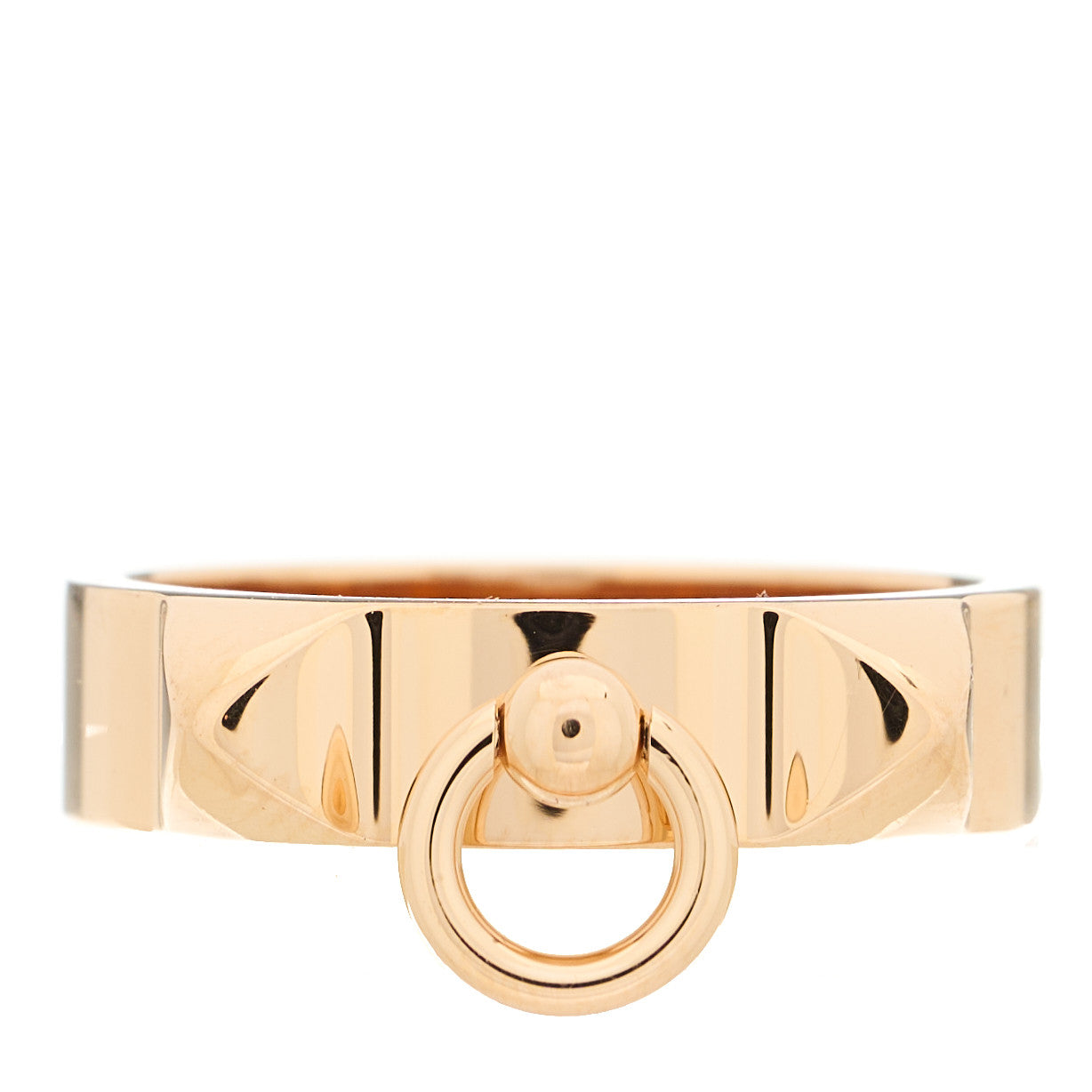 18K Rose Gold PM Collier De Chien Ring 54 6.75