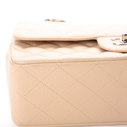 Chanel Caviar Quilted Jumbo Double Flap Beige Clair 9 of 13