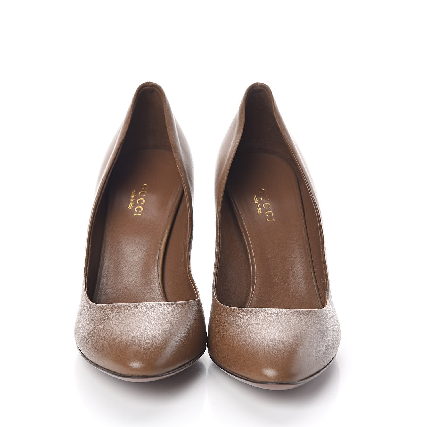 Gucci Nappa Horsebit High Heel Pumps 36.5 Acero 2 of 7