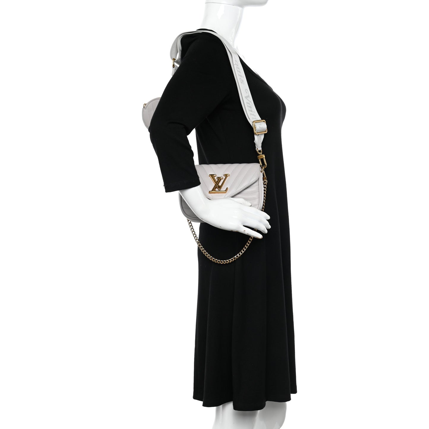 Calfskin New Wave Multi Pochette Brume