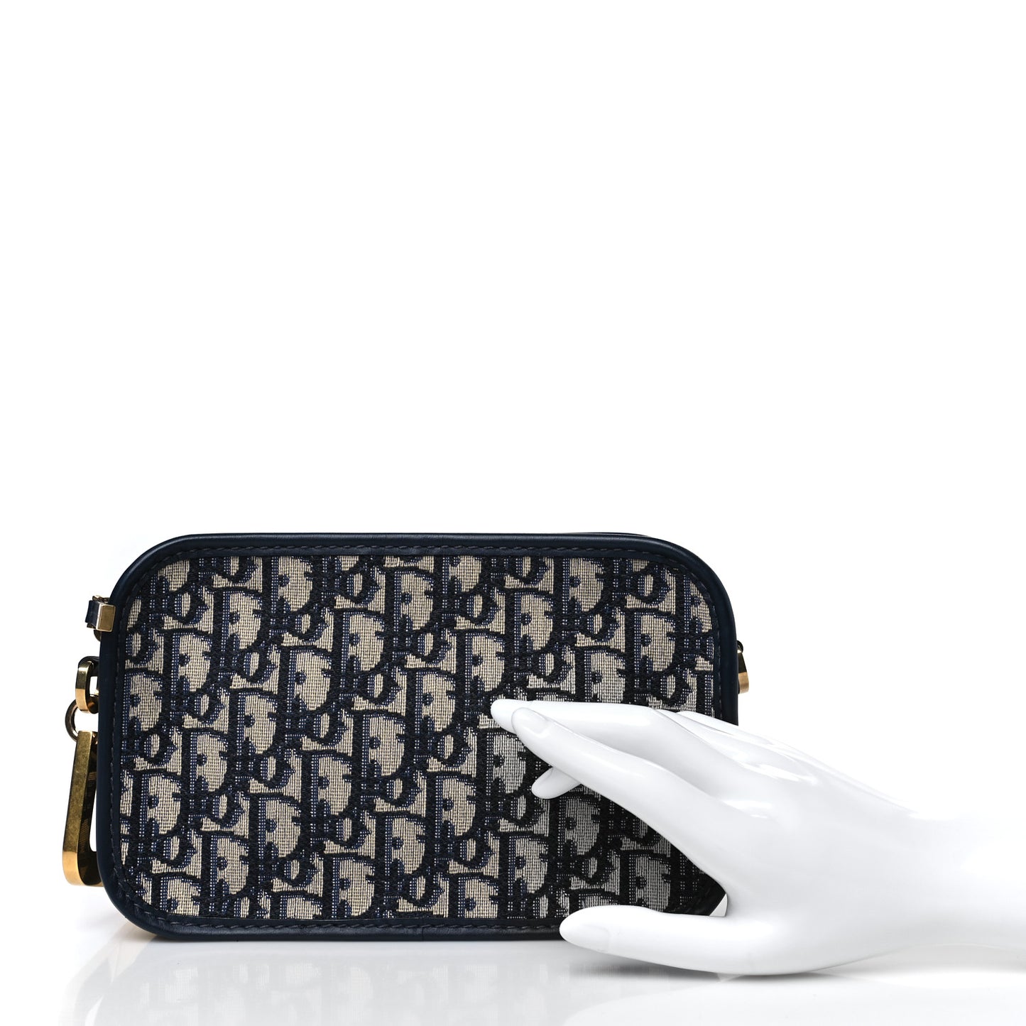 Oblique Diorquake Clutch Blue