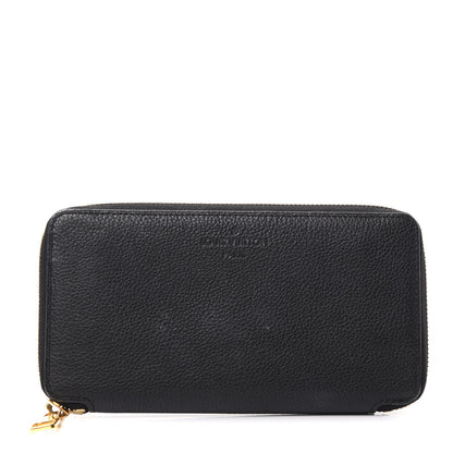 Louis Vuitton Calfksin Zippy Wallet Black 1 of 7
