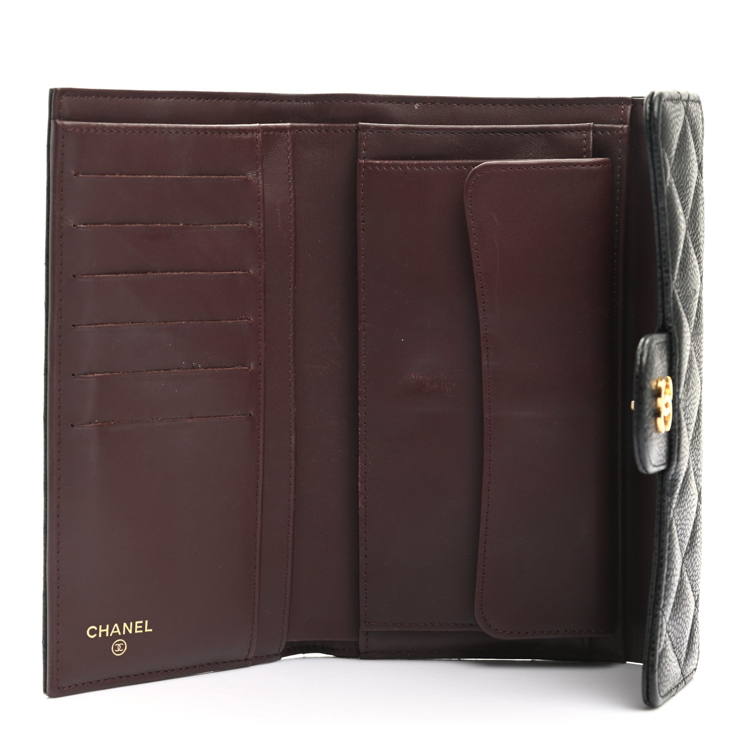 Chanel Caviar Quilted Large Flap Wallet Black 5 of 15