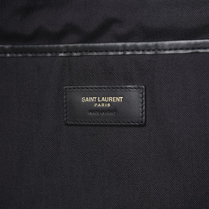 Saint Laurent Nylon Twill Dinosaur Print City Backpack Black Multicolor 9 of 18