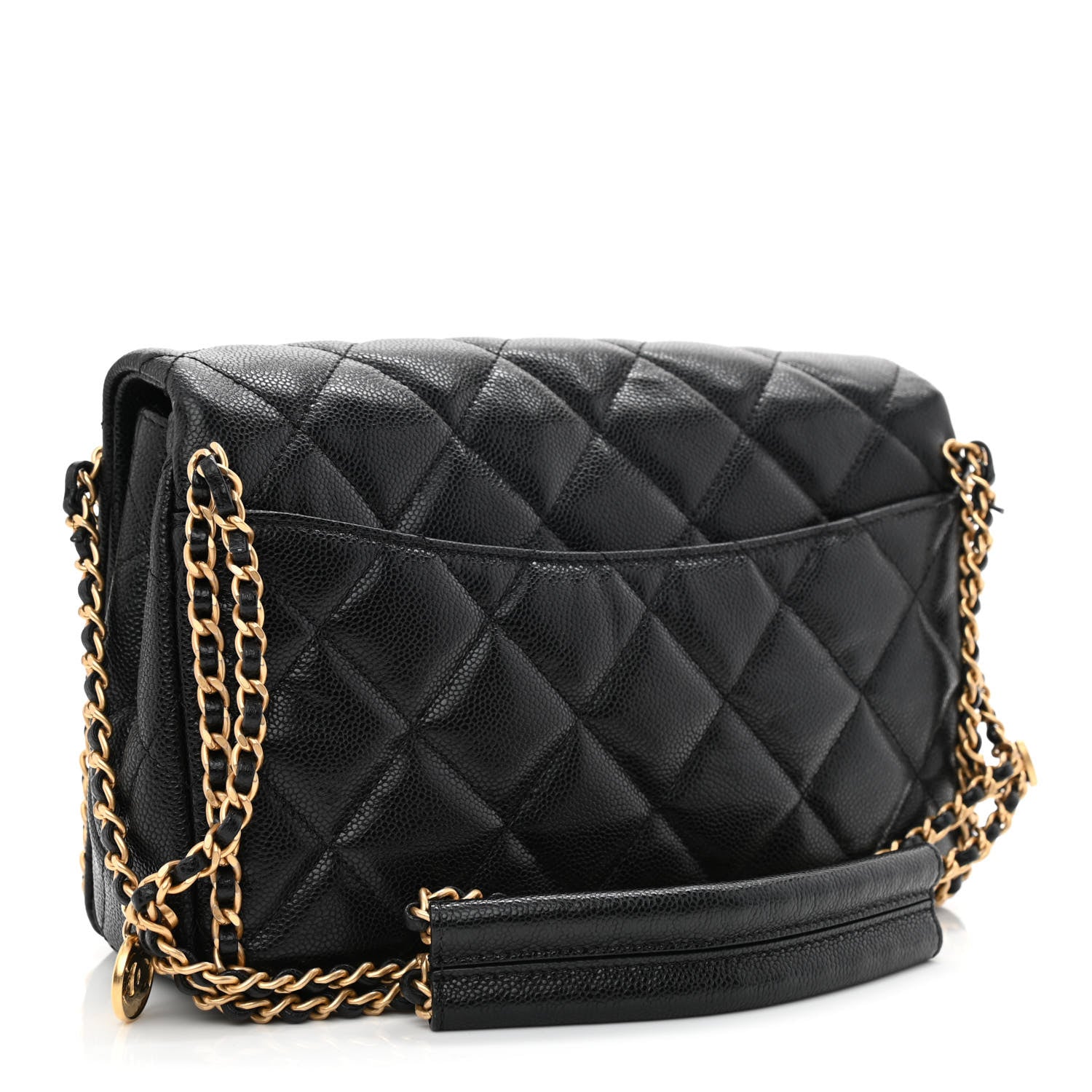 Chanel Caviar Quilted Never Ending Chain Flap Black 3 of 11