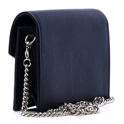 Louis Vuitton Soft Calfskin Mini My Lockme Chain Pochette Black 2 of 4