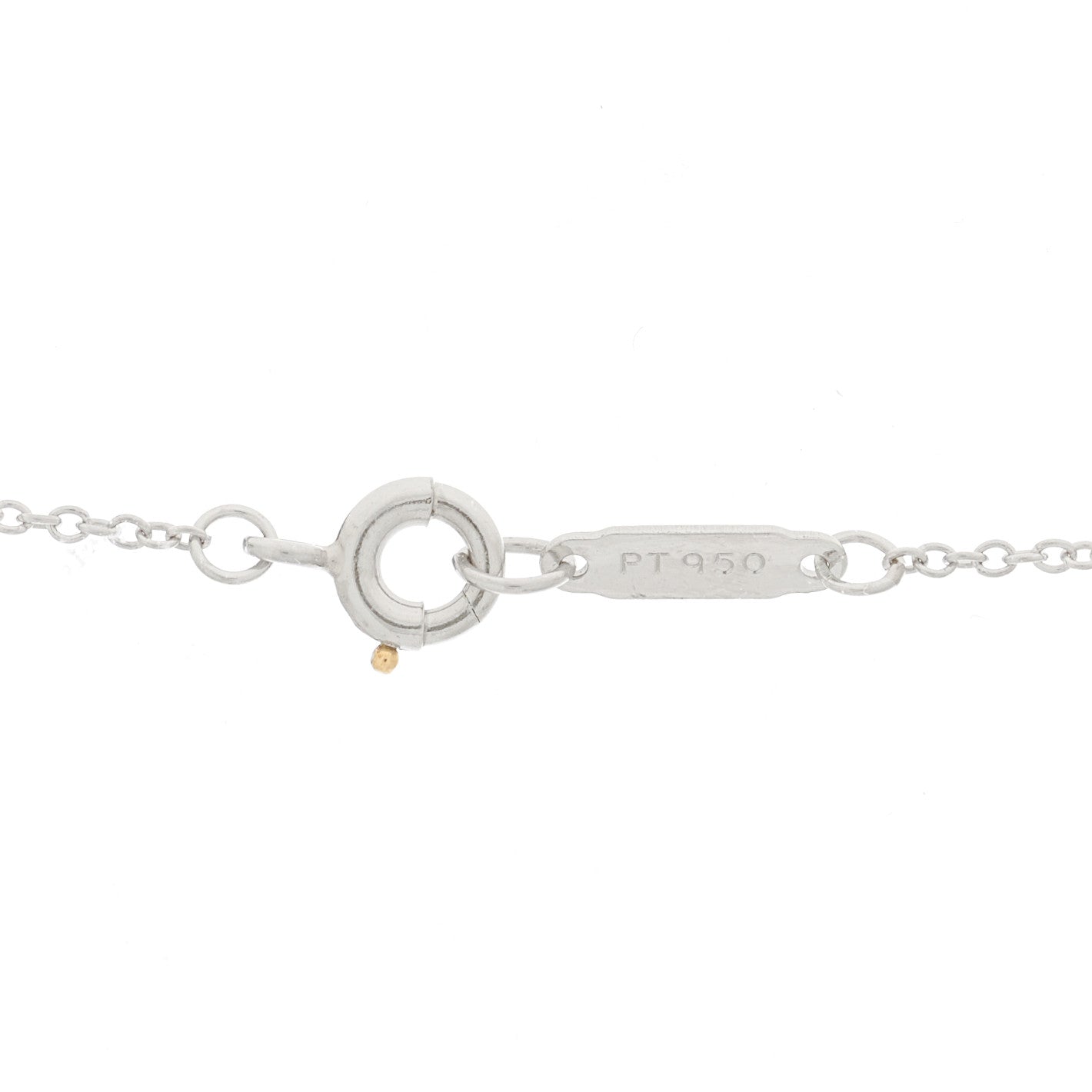 Tiffany Platinum Diamond Large Cross Pendant Necklace 6 of 6