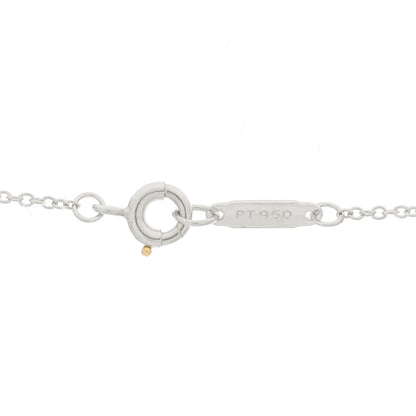 Tiffany Platinum Diamond Large Cross Pendant Necklace 6 of 6