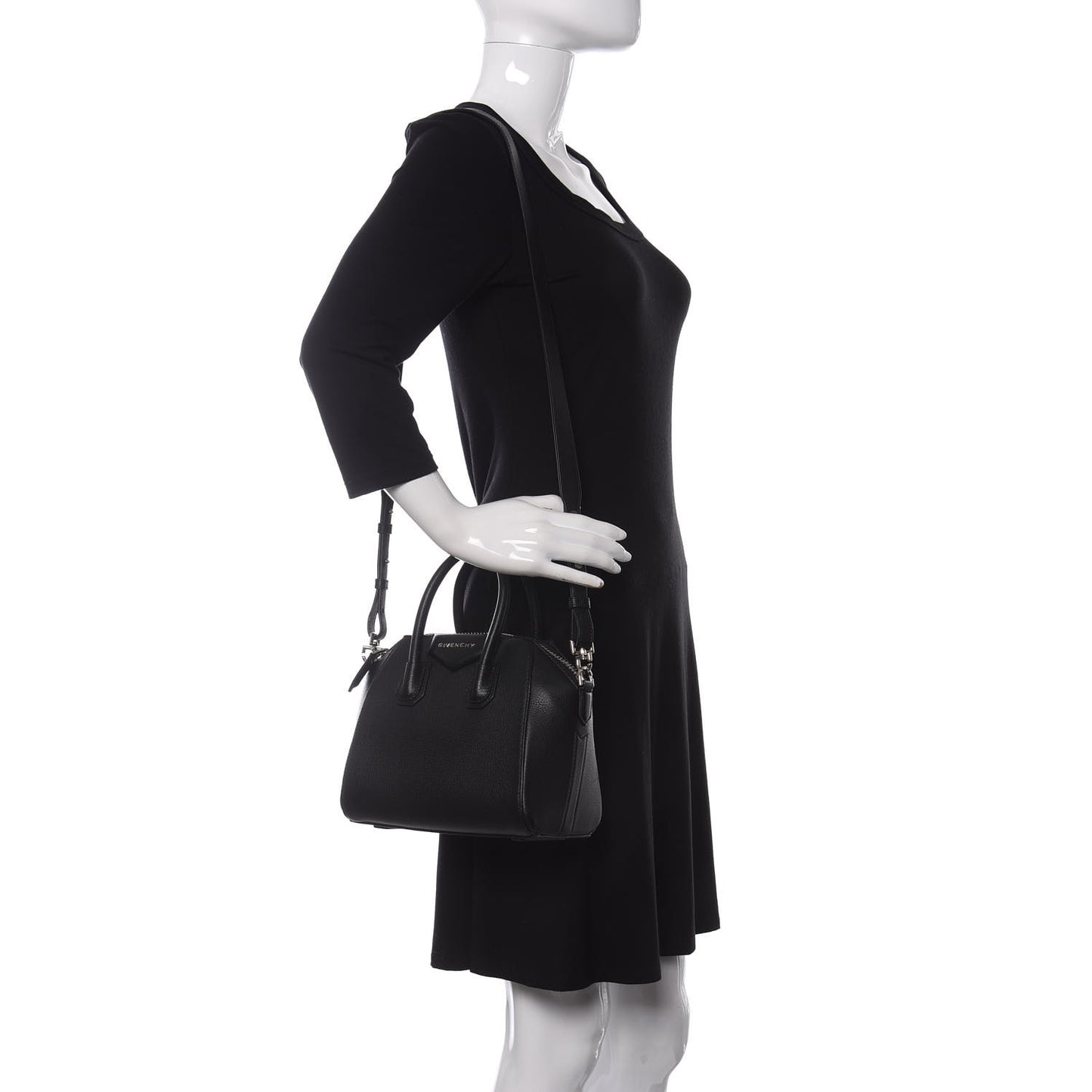 Sugar Goatskin Mini Antigona Black