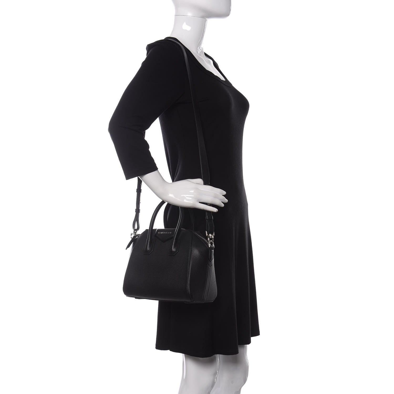 Givenchy Sugar Goatskin Mini Antigona Black 2 of 9