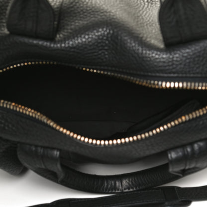 Alexander Wang Pebbled Lambskin Rocco Black Pale Gold Hardware 9 of 11