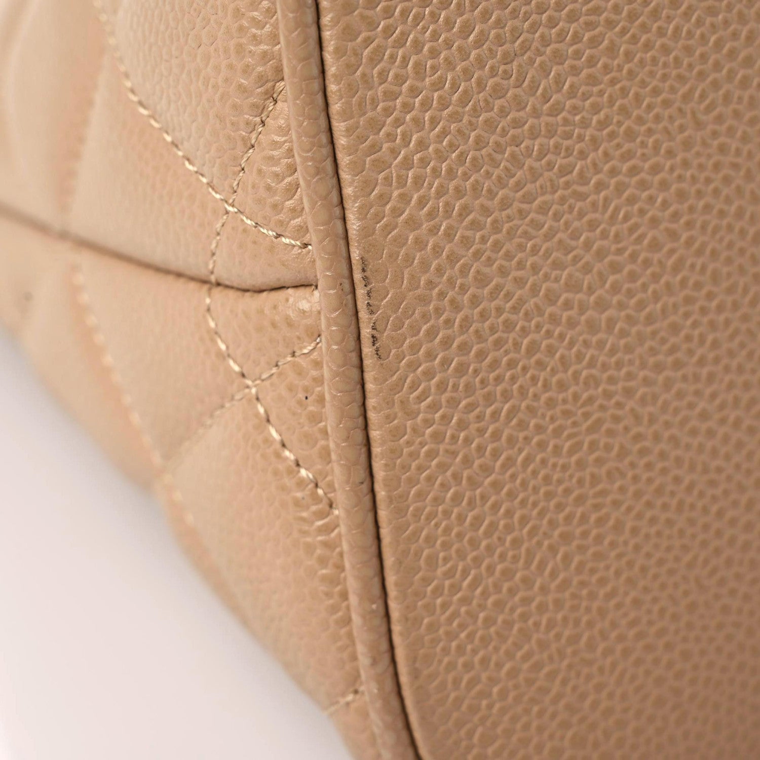 Chanel Caviar Quilted Medallion Tote Beige 10 of 17