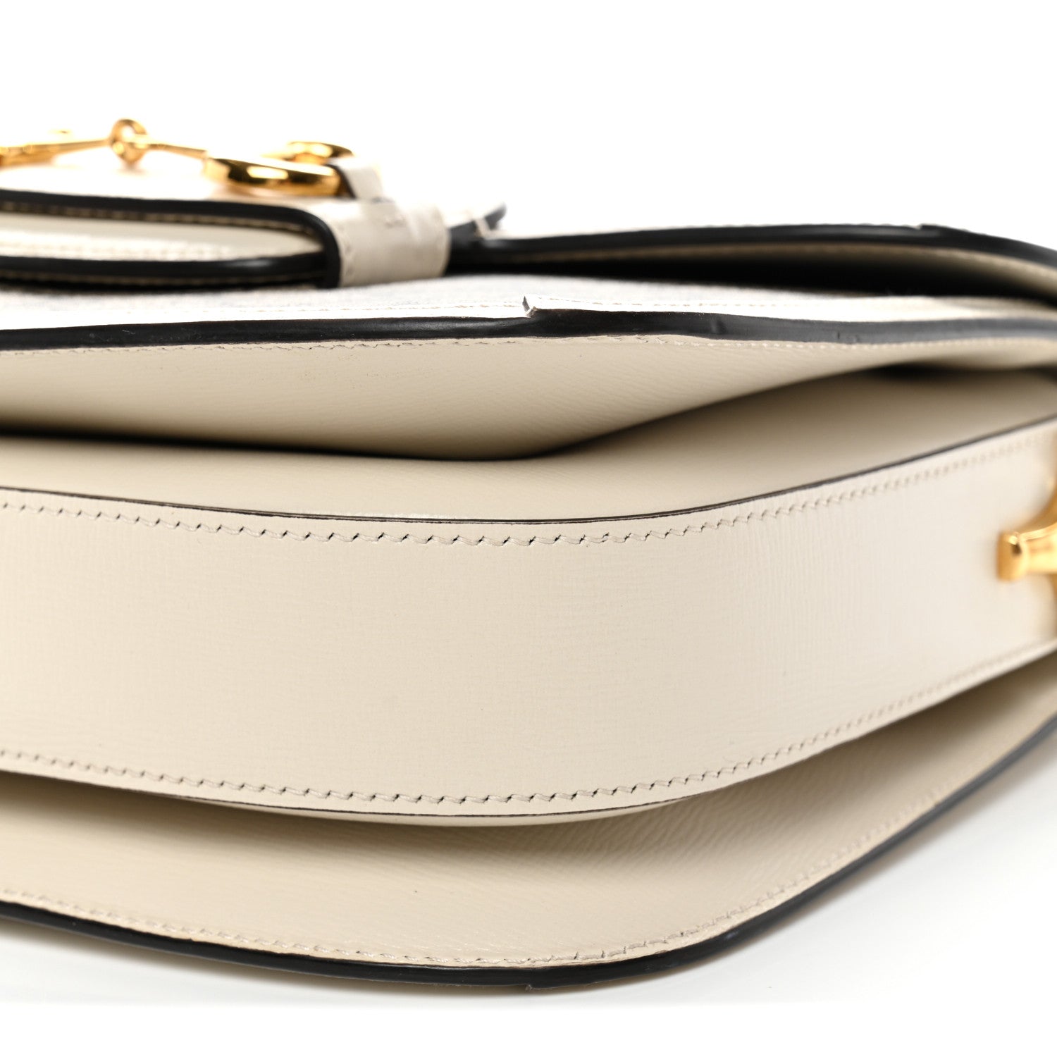 Gucci GG Supreme Monogram Horsebit 1955 Shoulder Bag Beige Mystic White 10 of 11