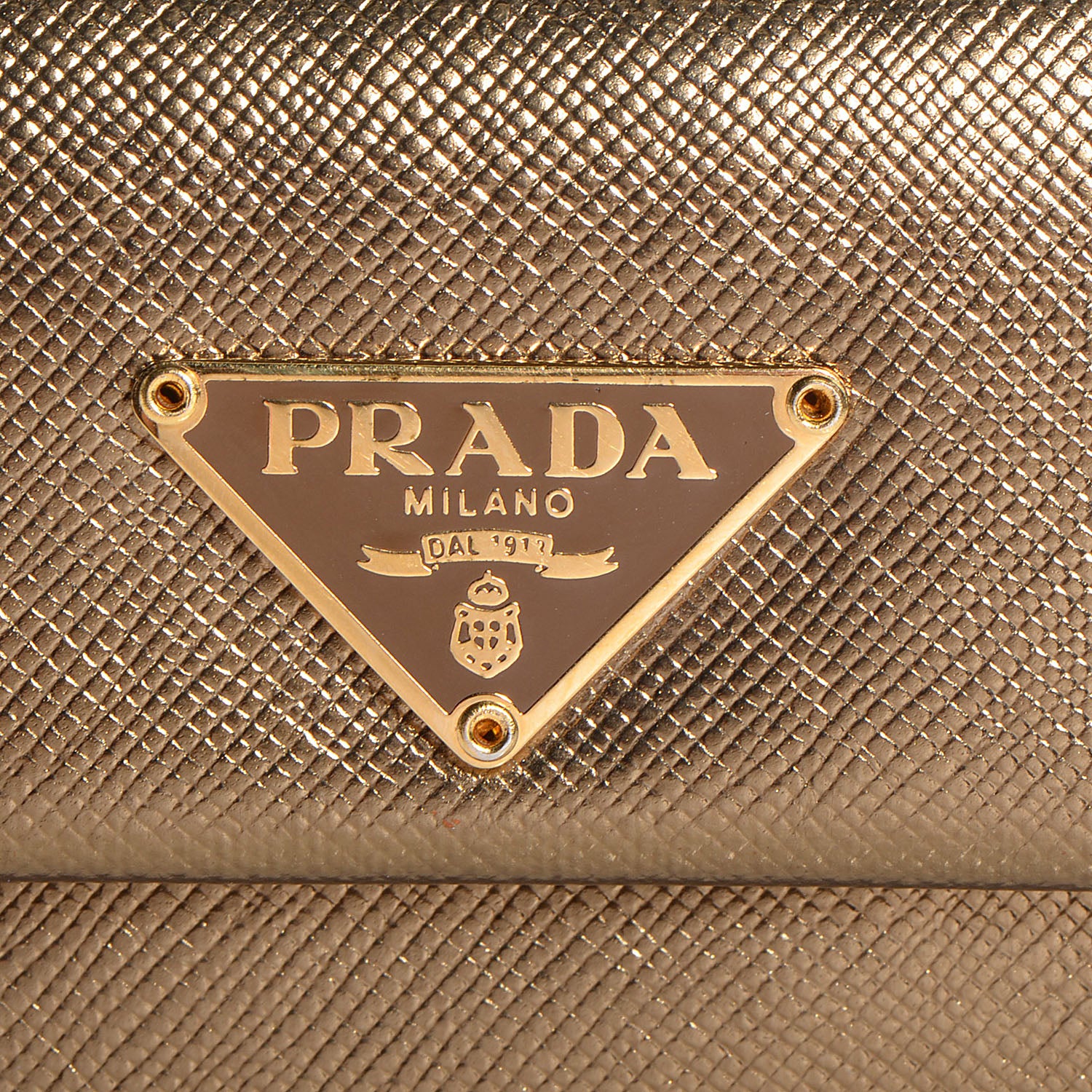 Prada Saffiano Coin Purse Bronzo 9 of 9