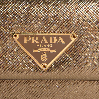 Prada Saffiano Coin Purse Bronzo 9 of 9
