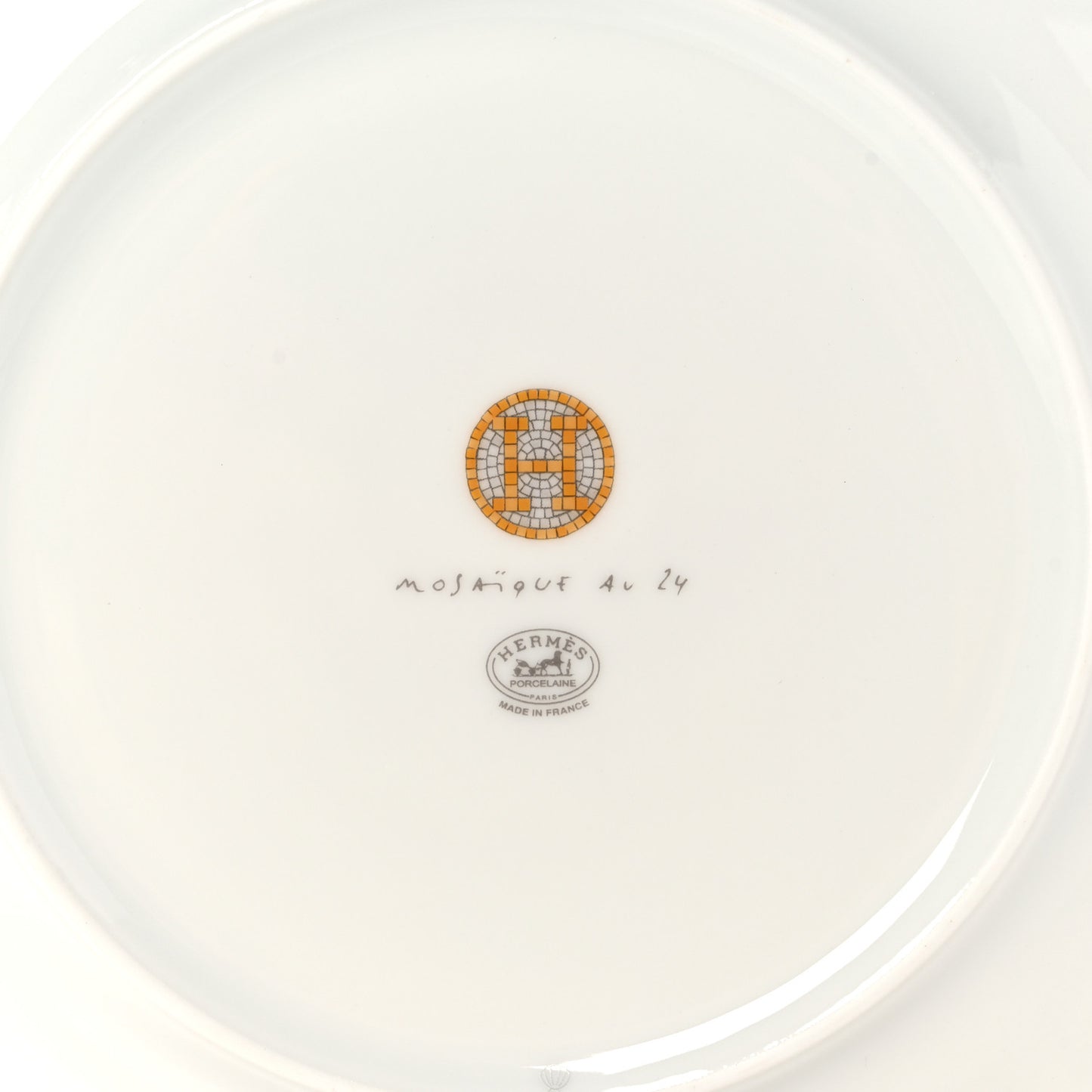 Porcelain Mosaique au 24 Dessert Plate Set of 2