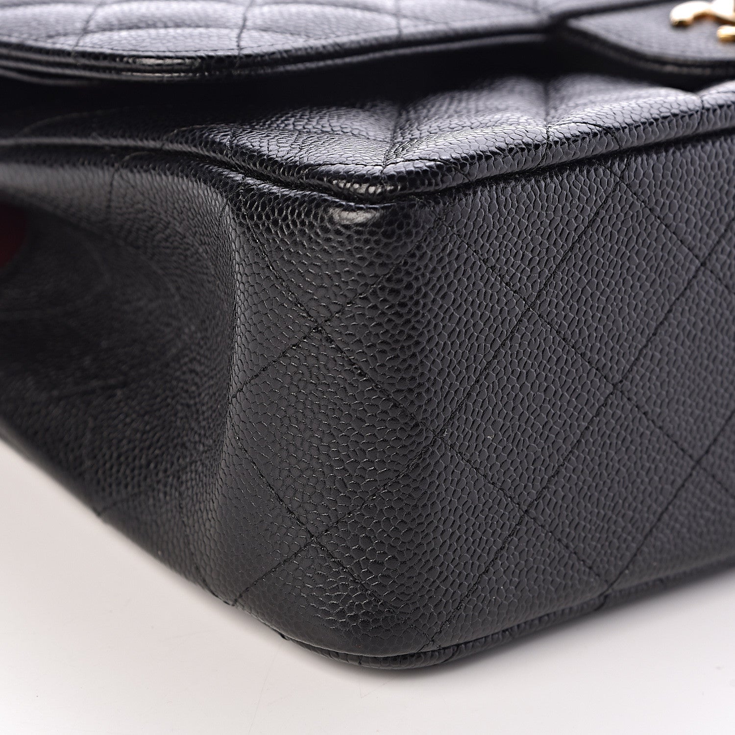 Chanel Caviar Quilted Jumbo Double Flap Black 9 of 11