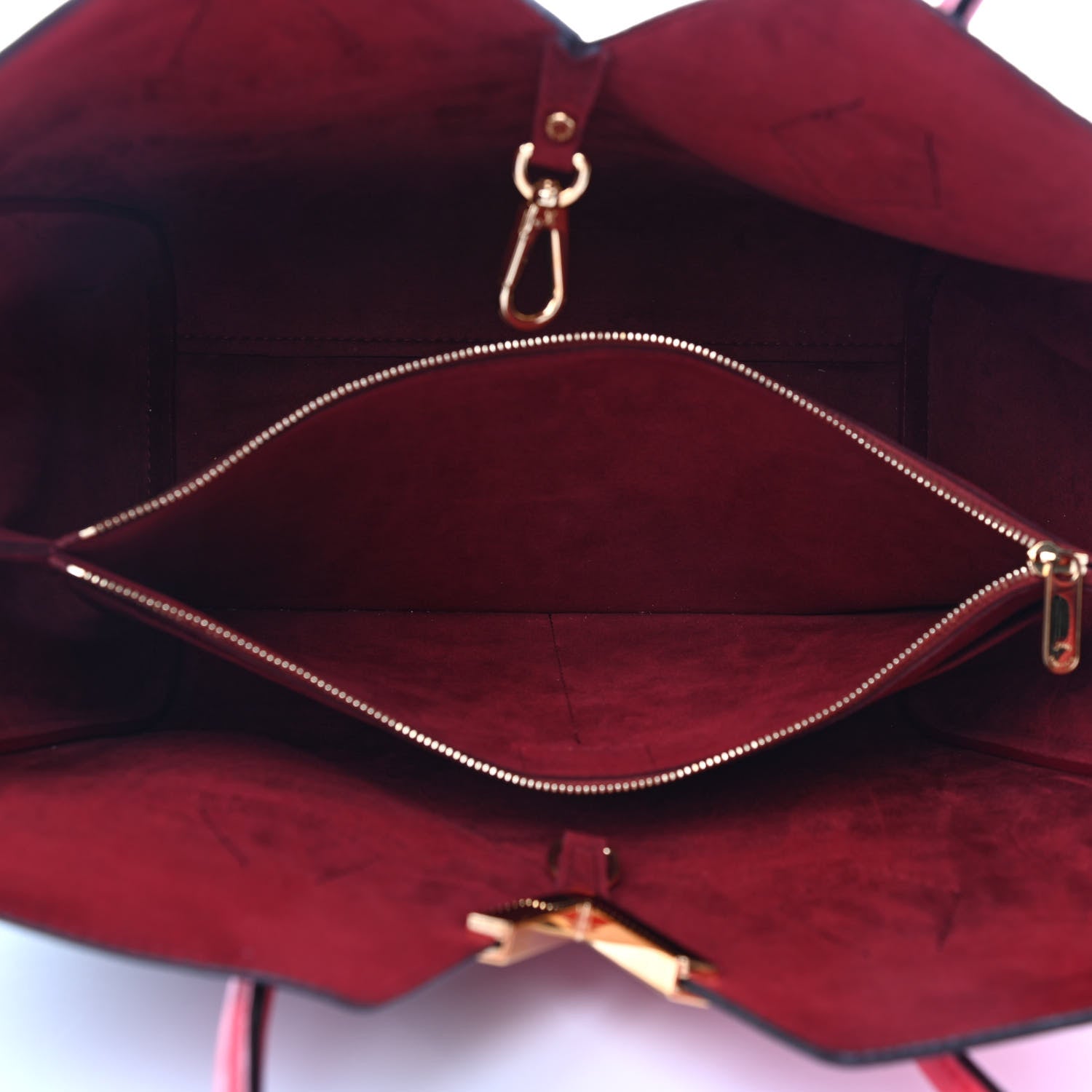 Louis Vuitton Calfskin Monogram Kimono Tote Cherry 5 of 9