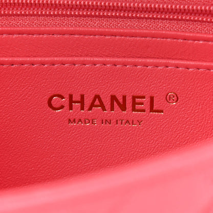 Chanel Caviar Quilted Mini Top Handle Rectangular Flap Pink 6 of 11