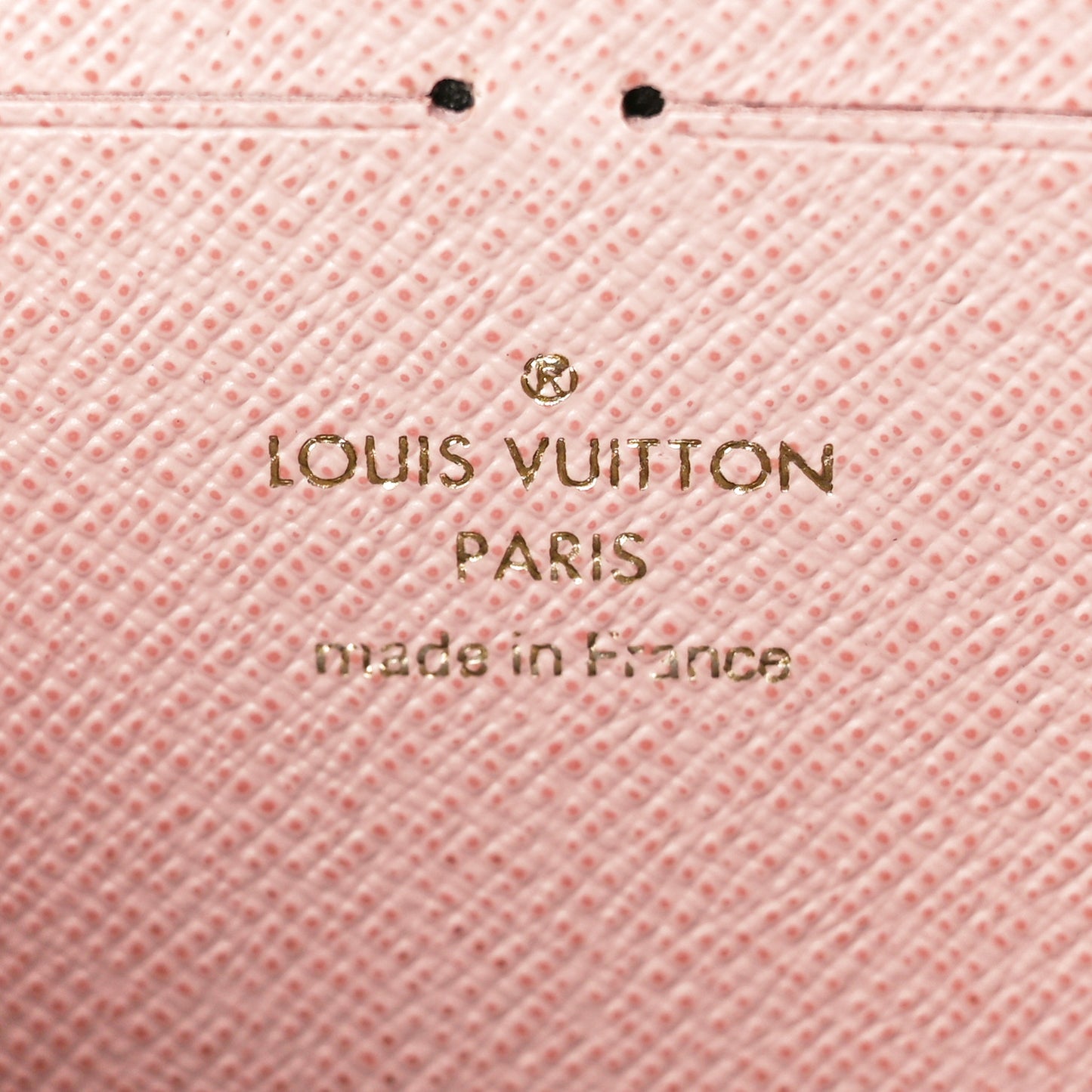 Monogram Clemence Wallet Rose Ballerine