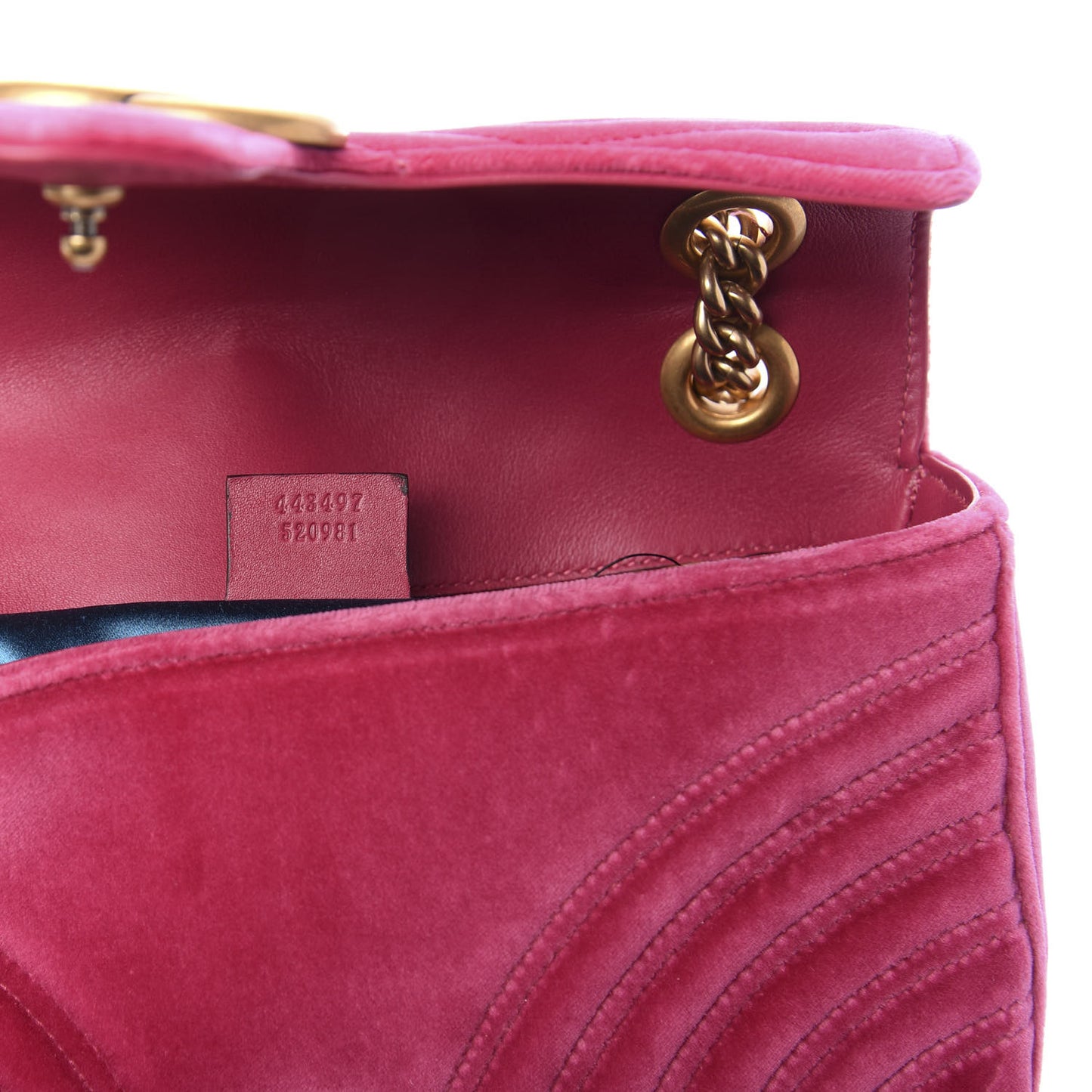 Velvet Matelasse Small GG Marmont Shoulder Bag Light Raspberry Rose