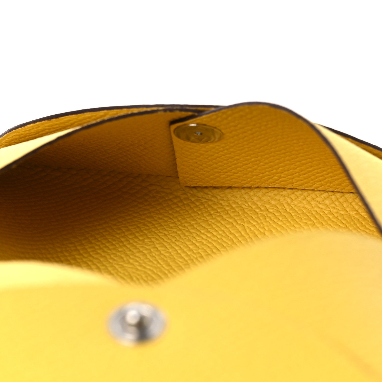 Hermes Epsom Calvi Card Case Sun 5 of 9