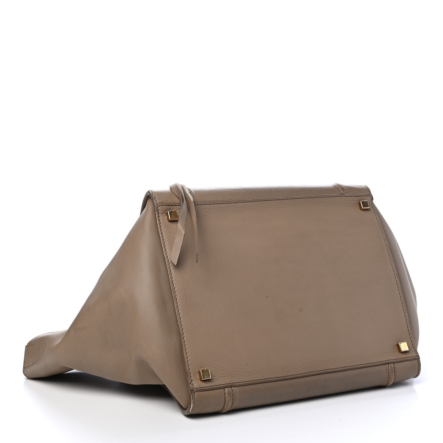 Celine Supple Calfskin Medium Phantom Luggage Taupe 3 of 9