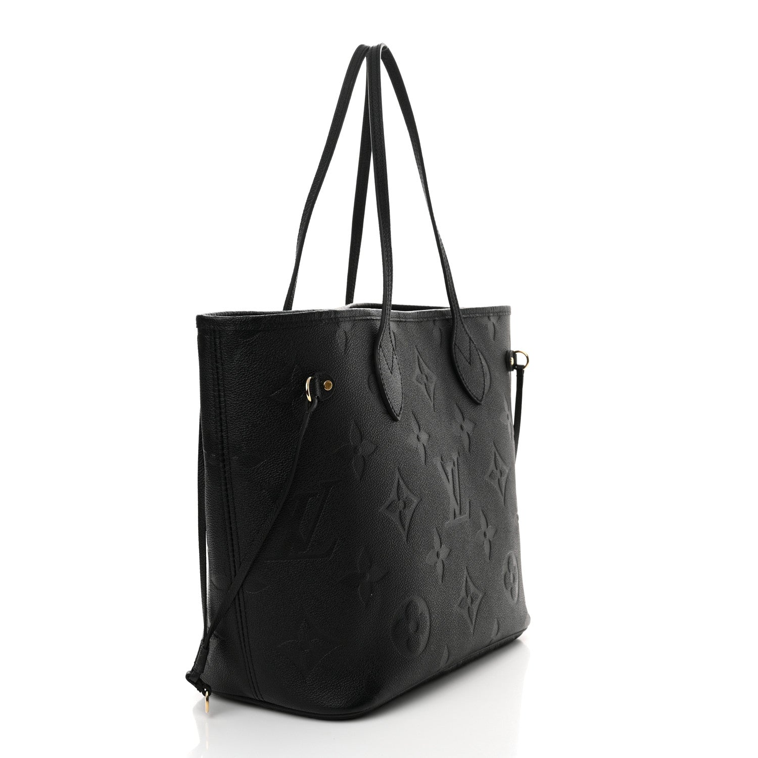 Louis Vuitton Empreinte Monogram Giant Neverfull MM Black 3 of 11