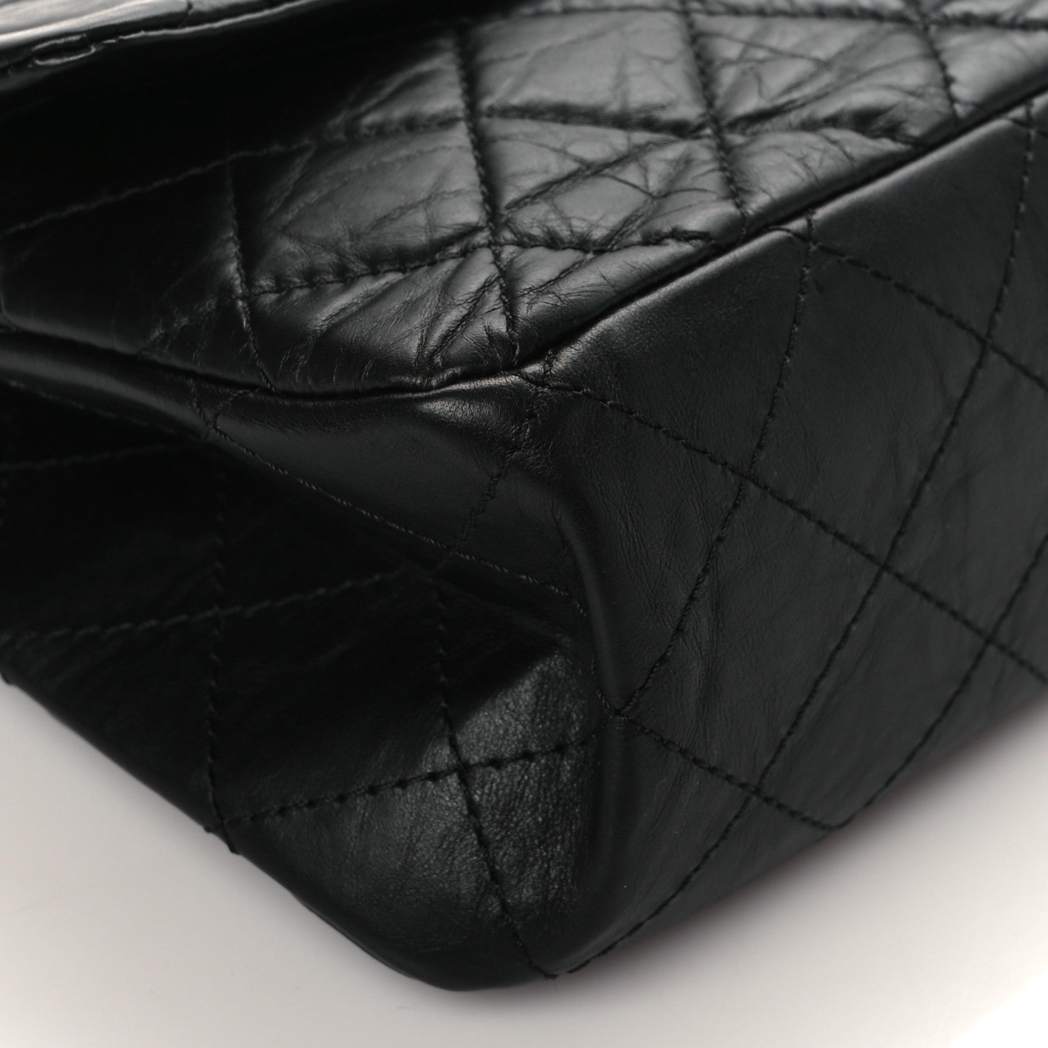 Chanel Aged Calfskin Quilted 2.55 Reissue 227 Flap Black 9 of 10