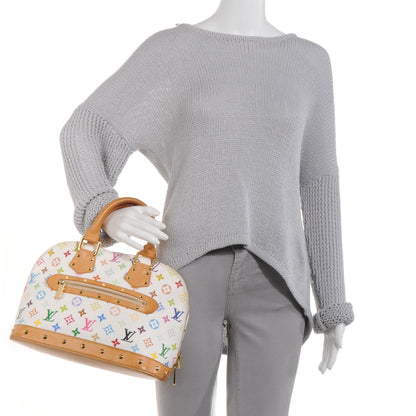 Louis Vuitton Monogram Multicolor Alma White 2 of 7