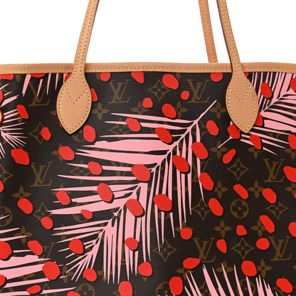 Louis Vuitton Monogram Jungle Dots Neo Neverfull MM Sugar Pink Poppy 8 of 10