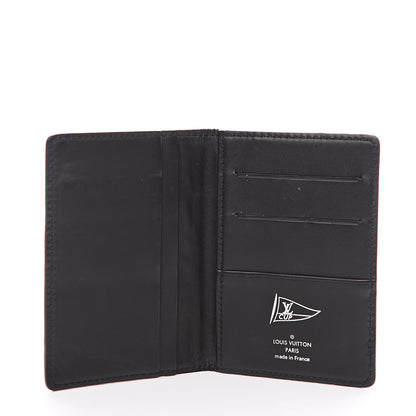 Louis Vuitton Calfskin America's Cup Pocket Organizer Black 4 of 8