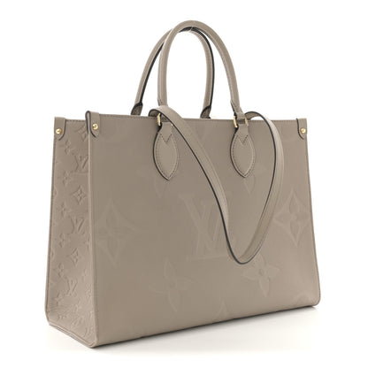 Louis Vuitton Empreinte Monogram Giant Onthego MM Tourterelle 3 of 10
