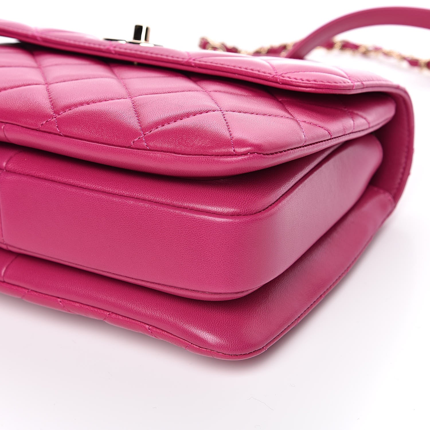 Chanel Lambskin Quilted Small Trendy CC Flap Dual Handle Bag Pink 9 of 12