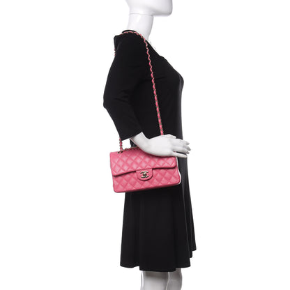 Chanel Caviar Quilted Small Double Flap Pink 2 of 11