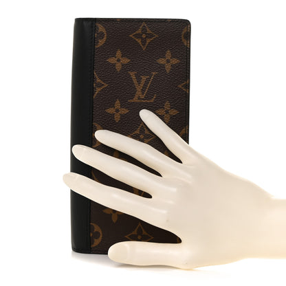 Louis Vuitton Monogram Macassar Brazza Wallet 2 of 9
