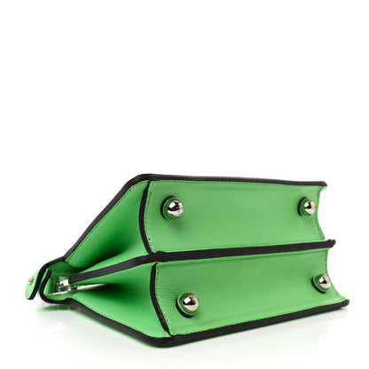 Fendi Shiny Nappa Petite Peekaboo I SEE U Satchel Edamame 4 of 12