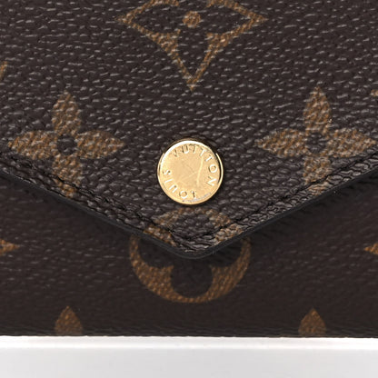 Louis Vuitton Monogram Jeanne Wallet Rose Ballerine 8 of 14