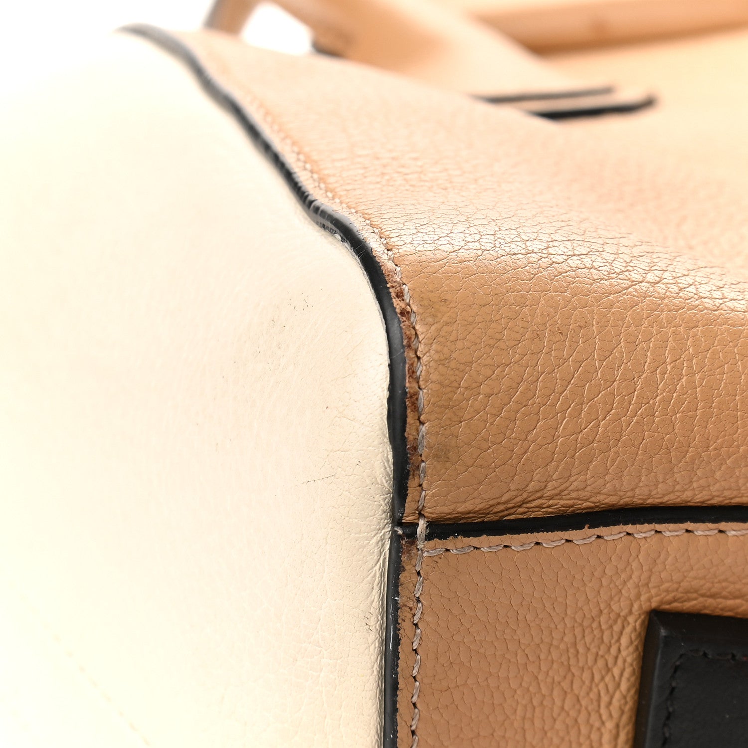 Givenchy Sugar Goatskin Small Bi-Color Antigona Light Beige 14 of 17