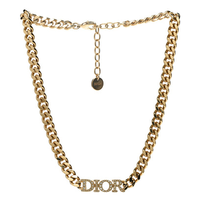 Christian Dior Metal Crystal Dio(r)evolution Choker Gold 3 of 5