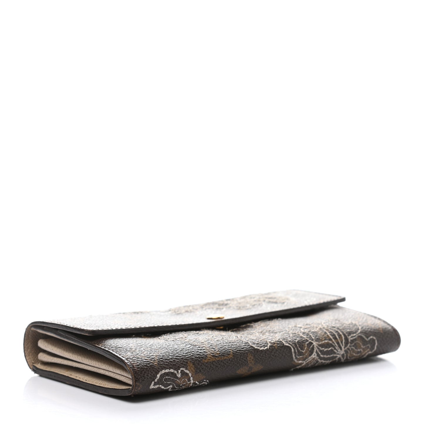 Monogram Dentelle Sarah Wallet Silver