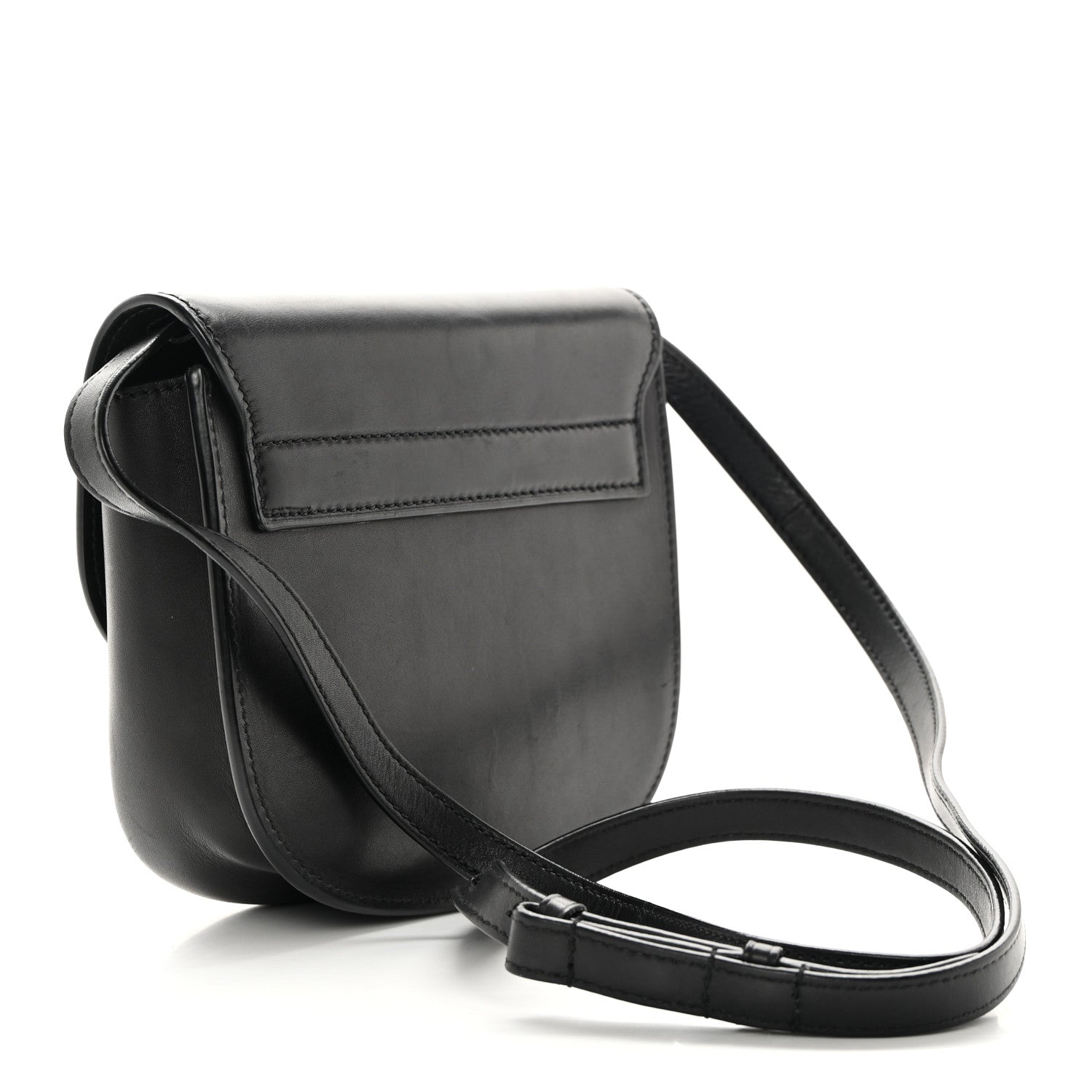 Saint Laurent Smooth Calfskin Classic Monogram Small Kaia Satchel Black 3 of 14