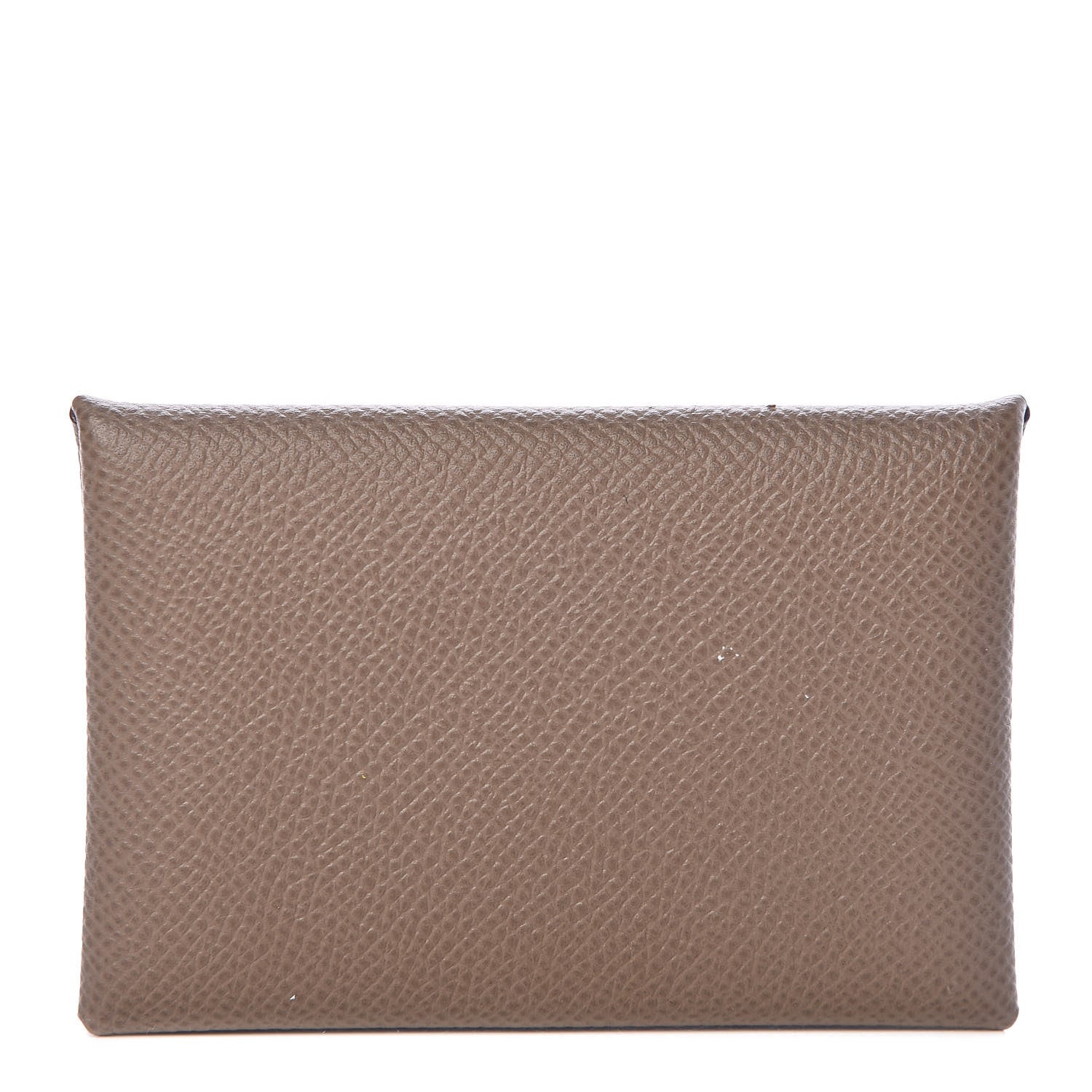 Hermes Epsom Calvi Card Case Etoupe 1 of 8