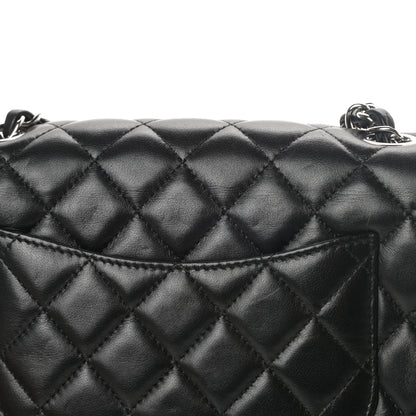 Chanel Lambskin Quilted Mini Rectangular Flap Black 14 of 14