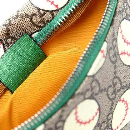 Gucci GG Supreme Monogram Baseballs Web Childrens Belt Bag 9 of 9