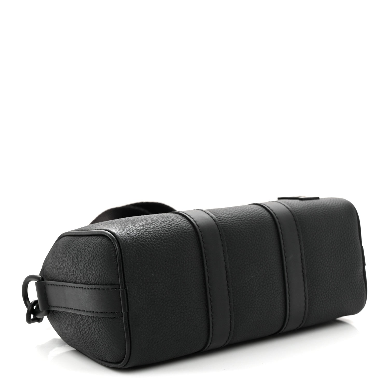 Louis Vuitton Grained Calfskin Aerogram Keepall XS Black 4 of 9