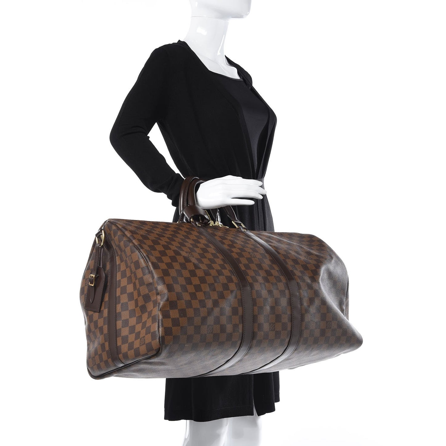 Damier Ebene Keepall Bandouliere 55